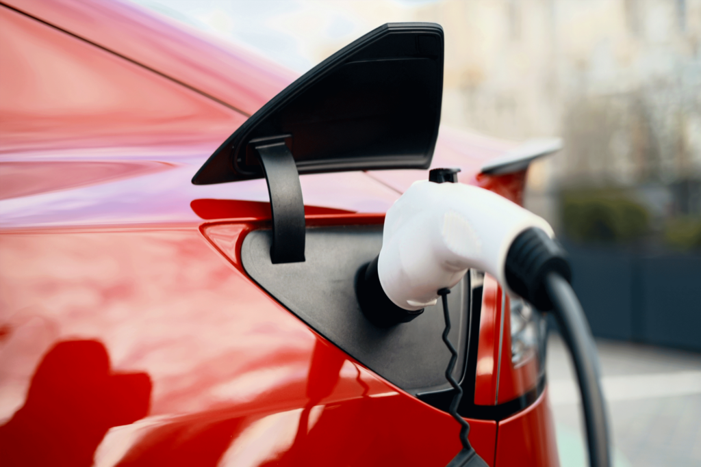 Electric Vehicle Charger Red